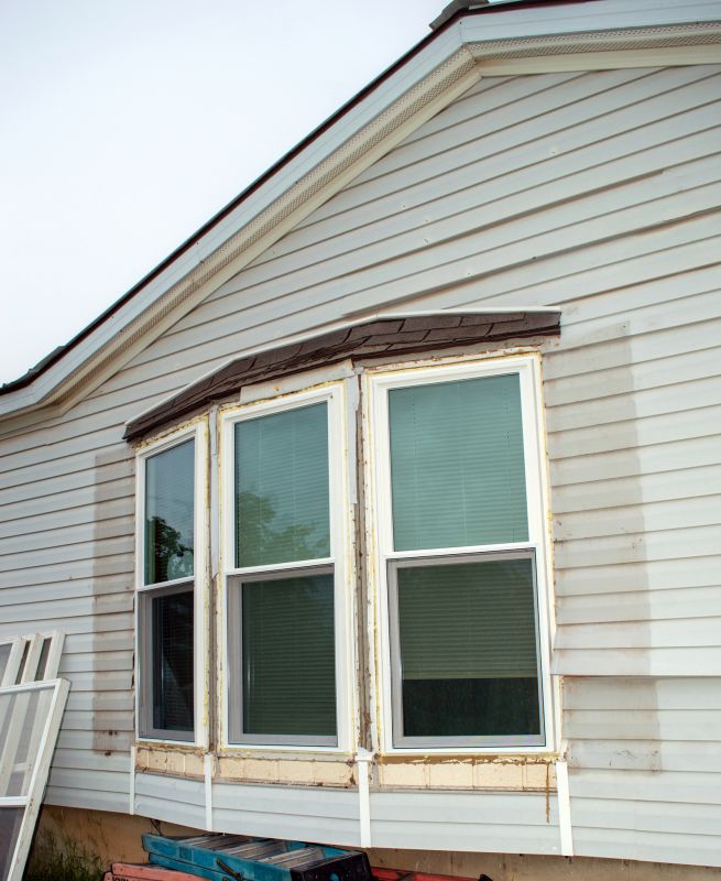 Modern Bay Window on a Residential Home